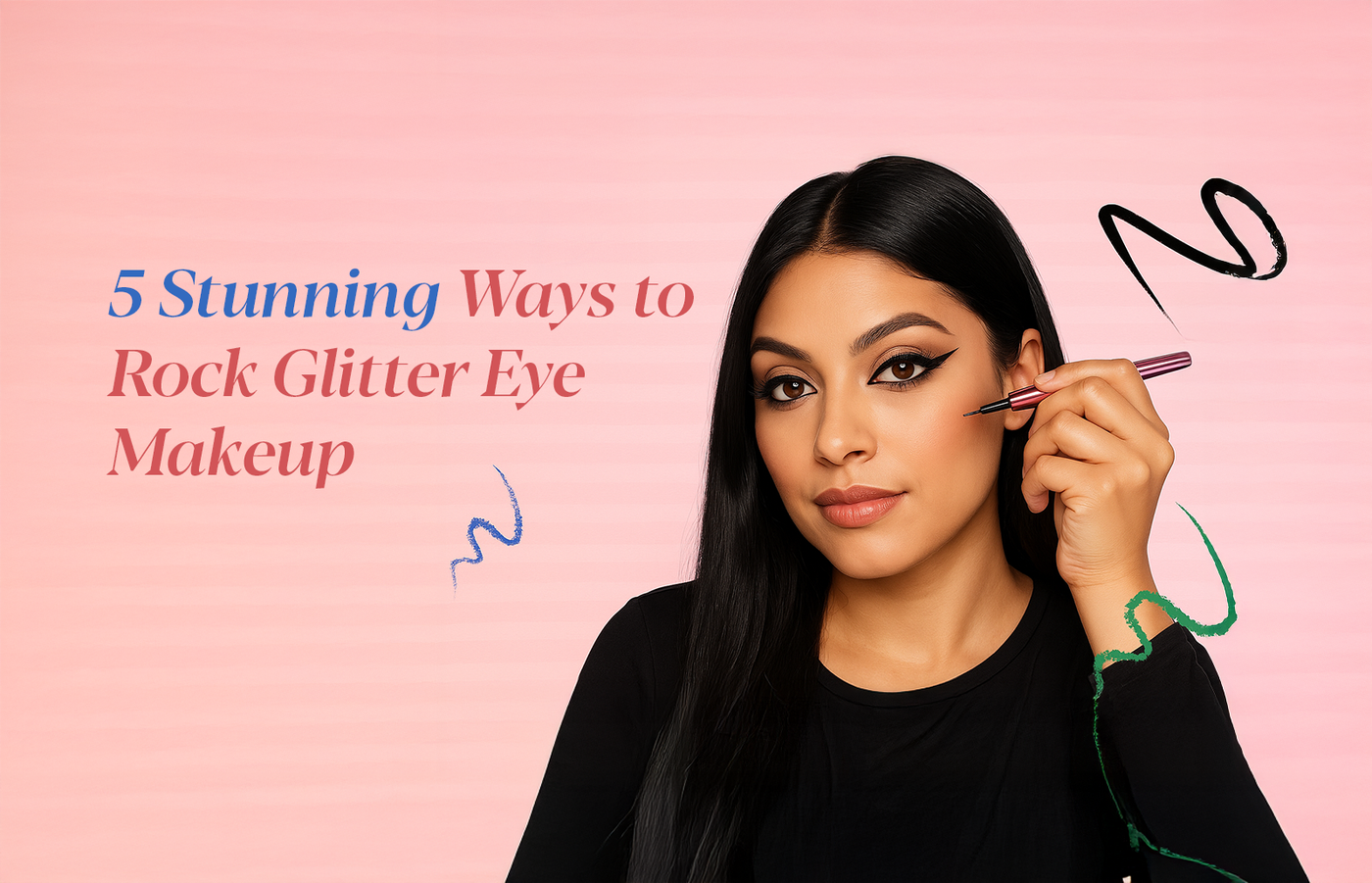 Glam It Up: 5 Stunning Ways to Rock Glitter Eye Makeup