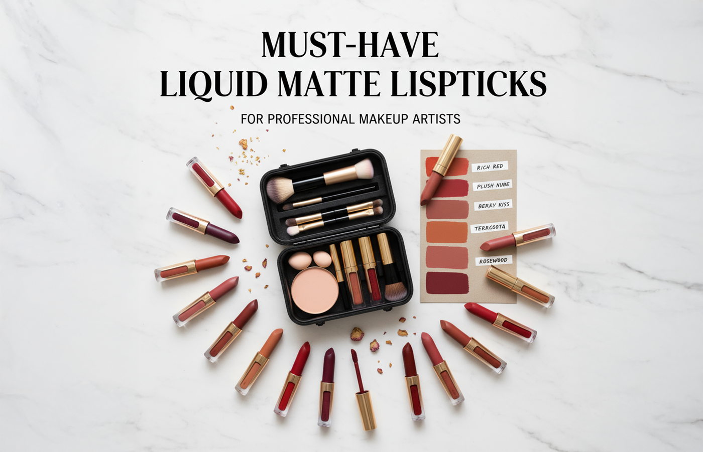 Must-Have Liquid Matte Lipsticks for Professional Makeup Artists