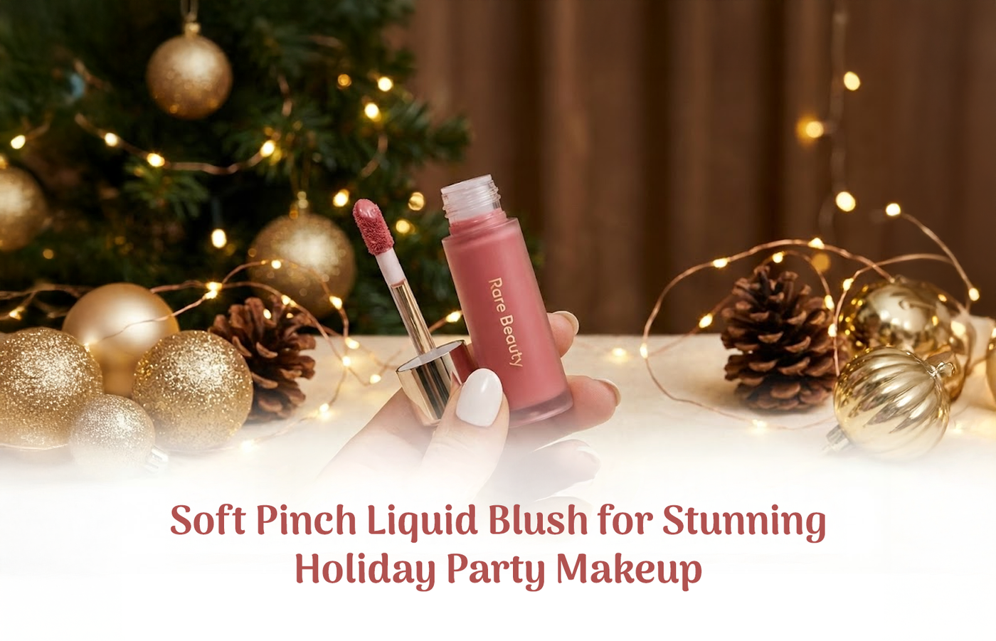Soft Pinch Liquid Blush for Stunning Holiday Party Makeup