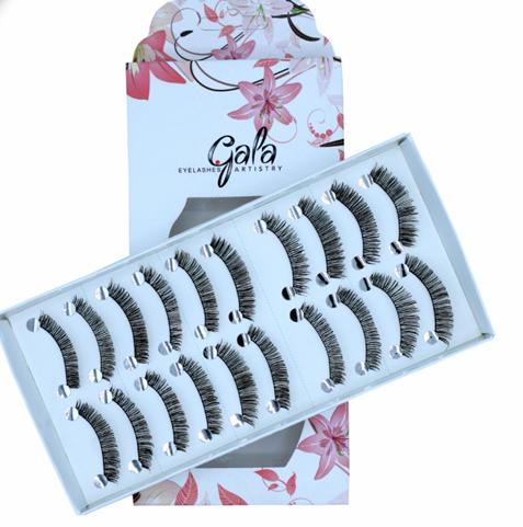 Gala  10 Pair Economic Eyelashes 16