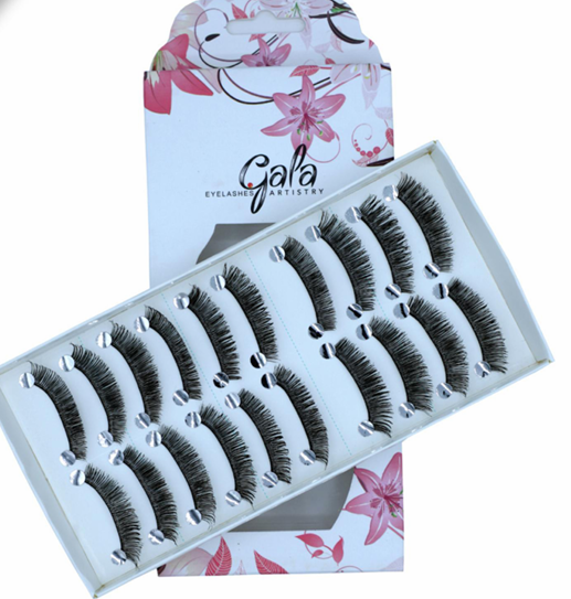 Gala 10 Pair Economic Eyelashes 613