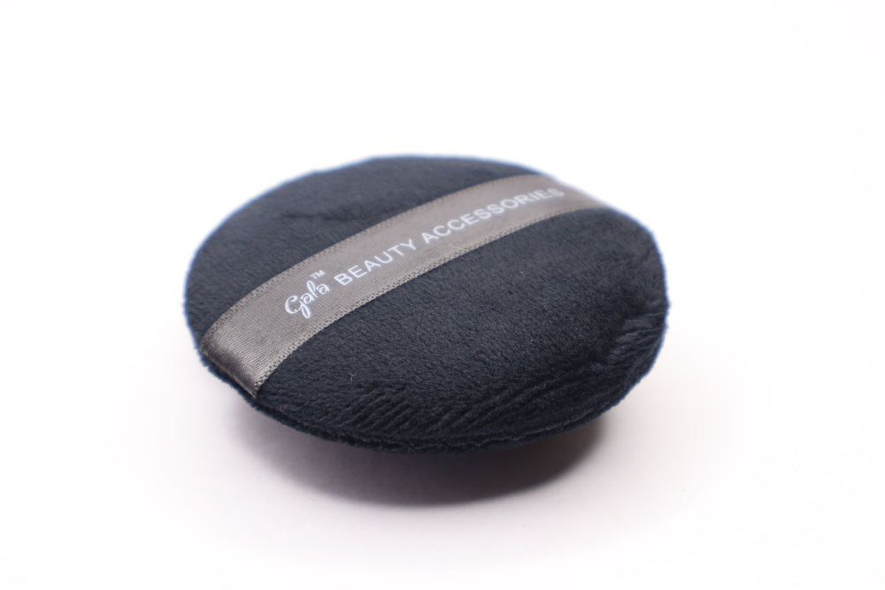 Gala 2pcs Big Round Finger Puff Black