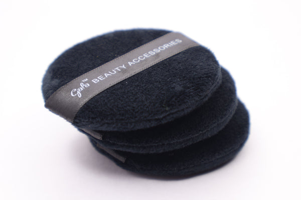 Gala Finger Puff Medium 3pcs - Black