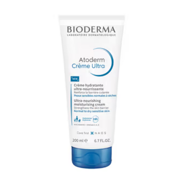 Bioderma Atoderm Creme Ultra-Nourising Moisturising Cream Boosts Hyaluronic Acid, Ceramides