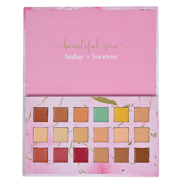 Aflairza One for All Palette – Aspire Edition | Mini 4-in-1 Face Palette | Foundation, Concealer, Blush & Contour | Travel-Friendly & Ultra-Blendable | Effortless Beauty Anywhere