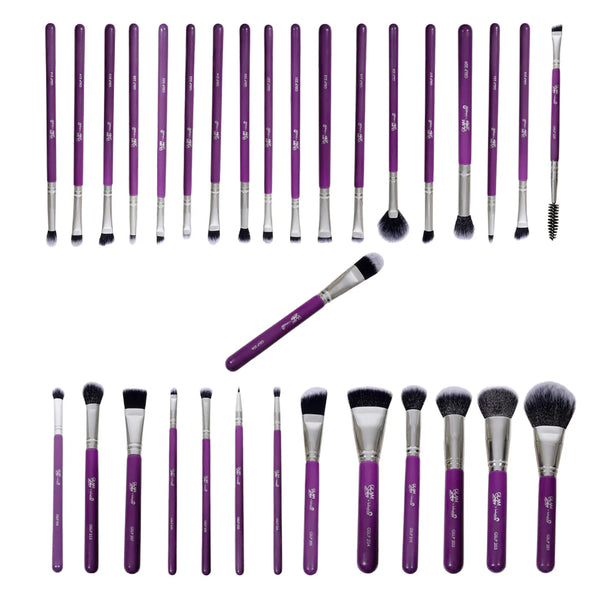 London Prime Glamstrokes 32 Pcs Budget friendly Brush Set (Black)
