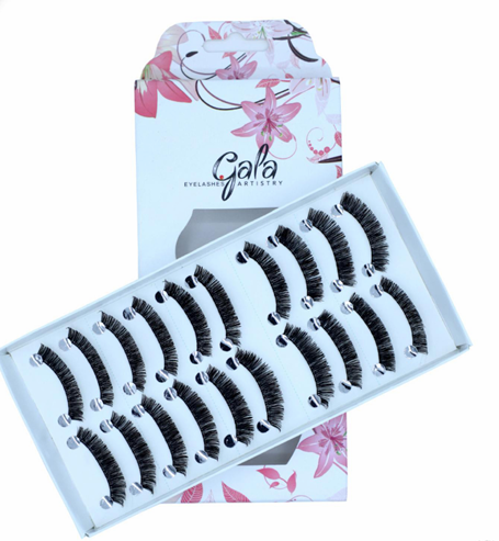 Gala  10 Pair Economic Eyelashes 709