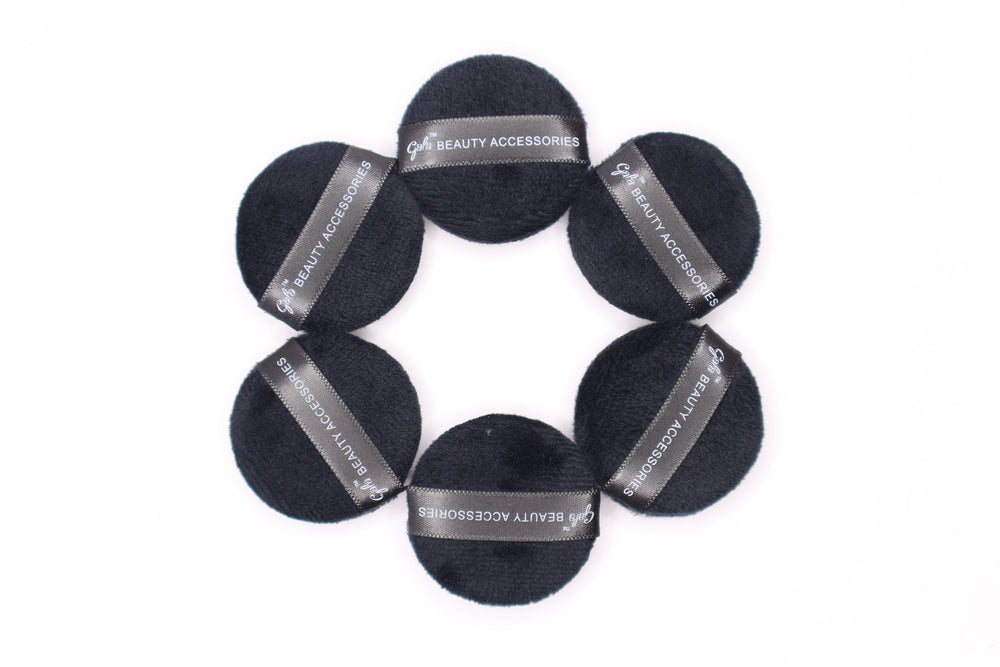 Gala Finger Puff 6pcs - Black